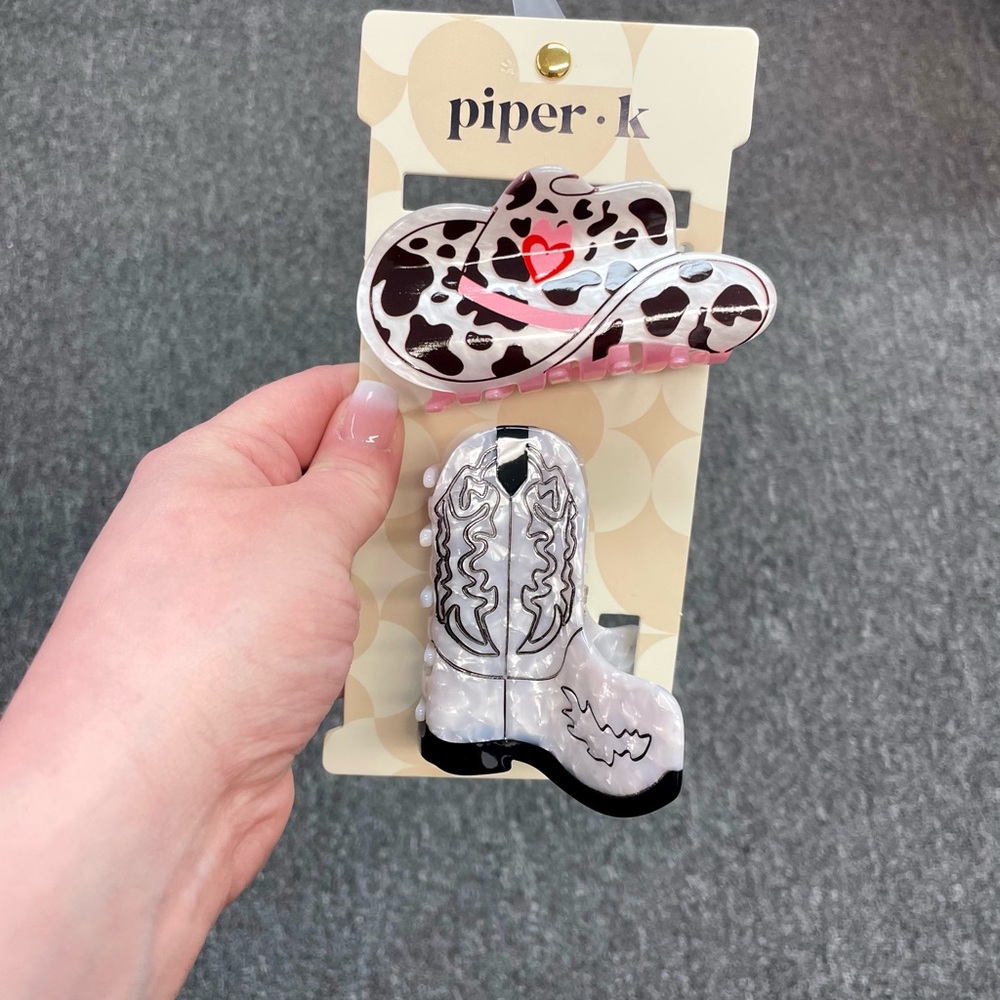 Cowgirl Hair Clips (Large)